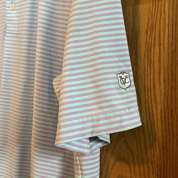 PETER MILLAR Summer Comfort Striped Polo Shirt - Picture 9 of 11